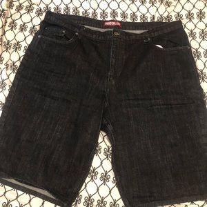Black Jean Shorts size 46